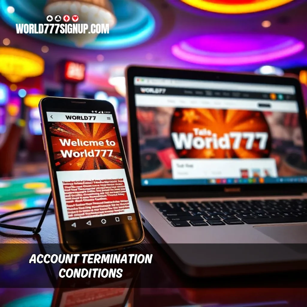 Account Termination Conditions