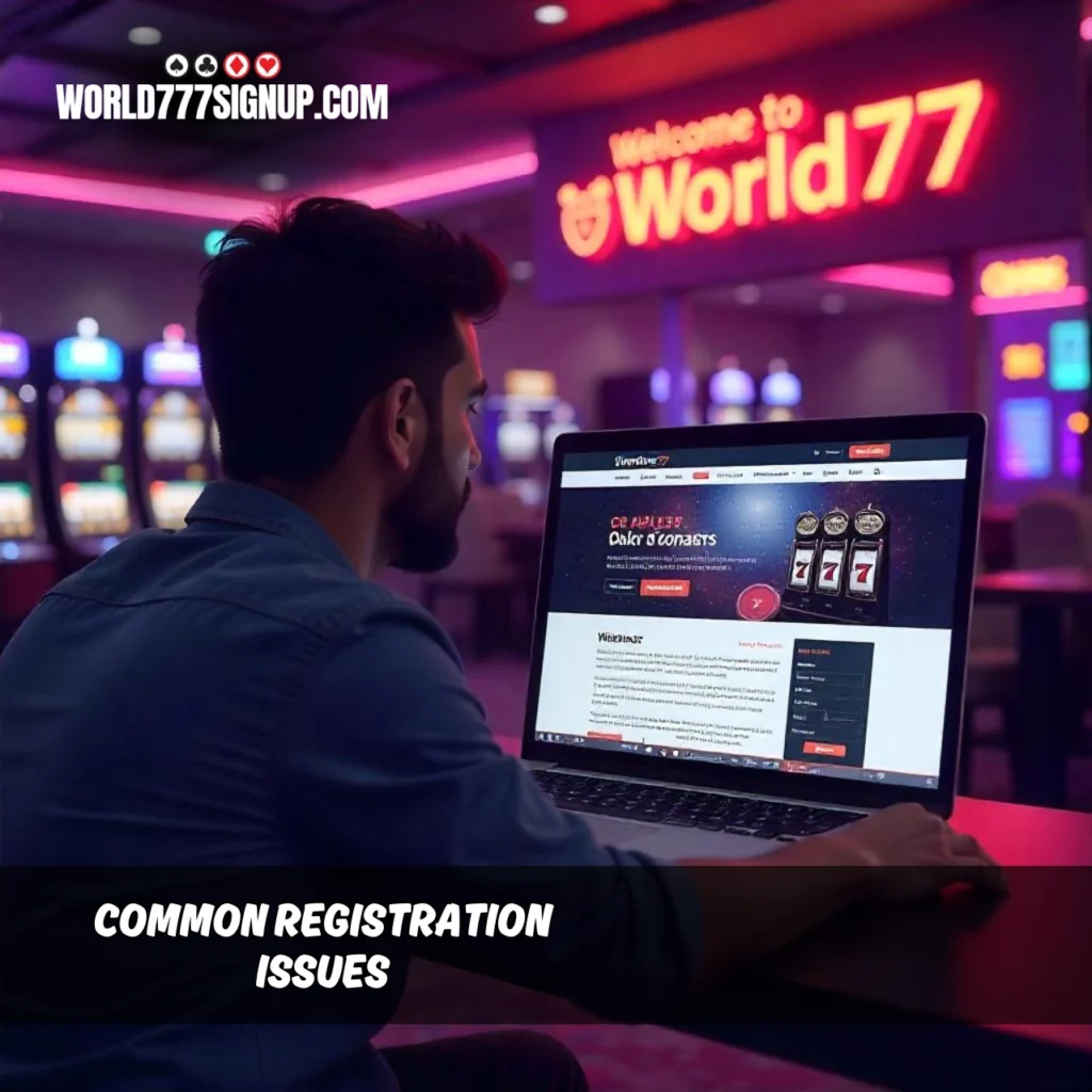World777 Common Registration Issues